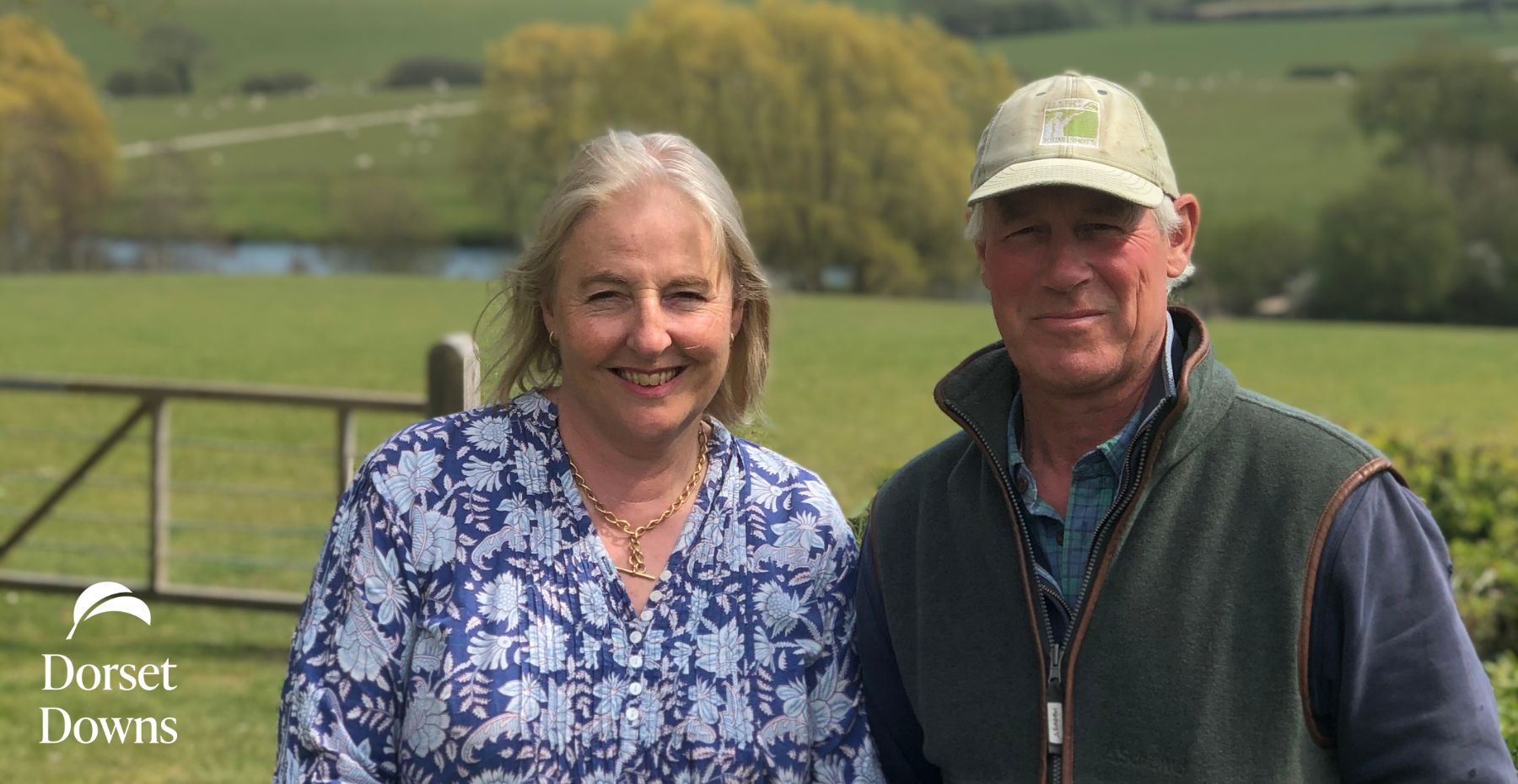 Jeremy and Tessa, the Custodians at Dorset Downs Natural Burial Ground