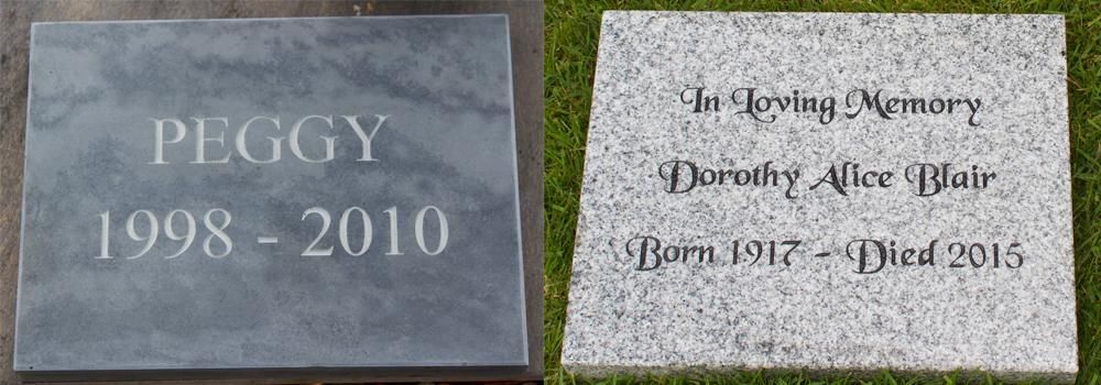 Stone memorials