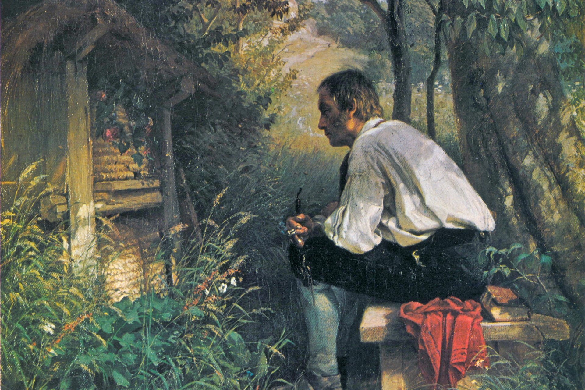 A man telling the bees