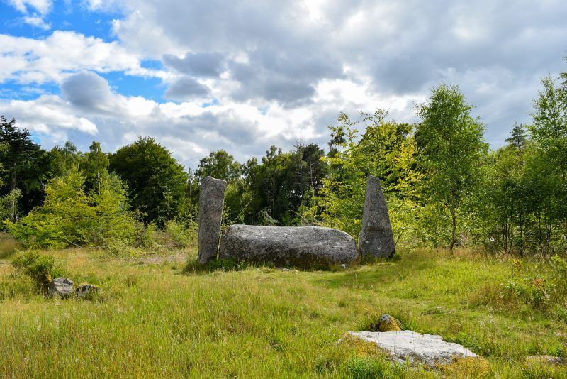 Cothiemuir Hill neolithic stone circle - August 2023